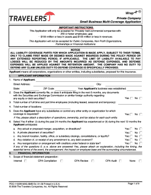 Small Business Multi-Coverage Application