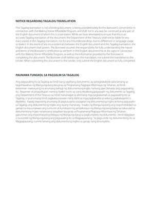Request for Mortgage Assistance Form