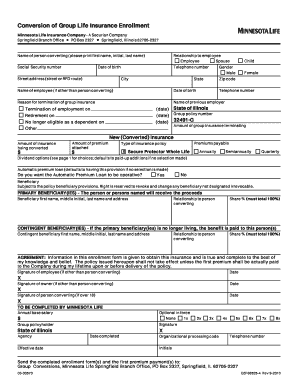 Secure Protector Whole Life Conversion Form