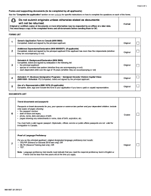 IMM 5807E : Document Checklist - Permanent Residence ... - cic gc