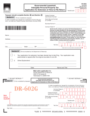 Florida DR-602G Form
