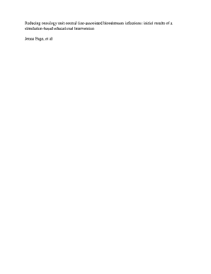 Central Line Care Audit Form