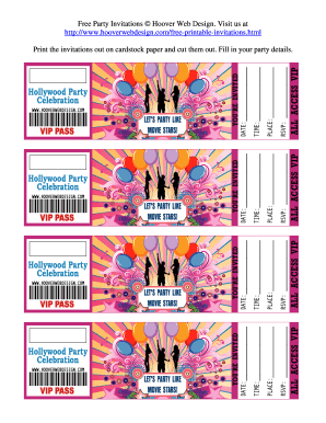 Free Printable Party Invitations
