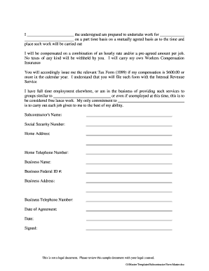 Independent Contractor Agreement