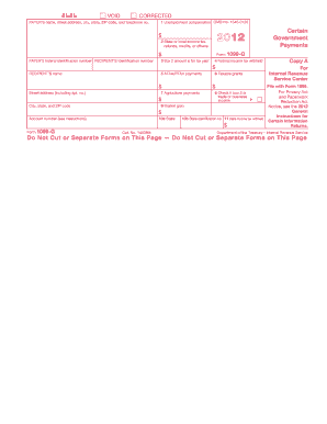 IRS Form 1099-G