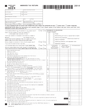 Maryland Amended Tax Return