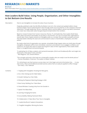 How Leaders Build Value