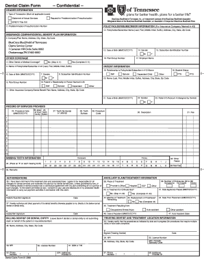 Dental Claim Form