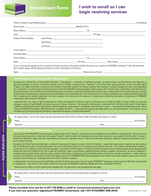 KYNAMRO Cornerstone Enrollment Form