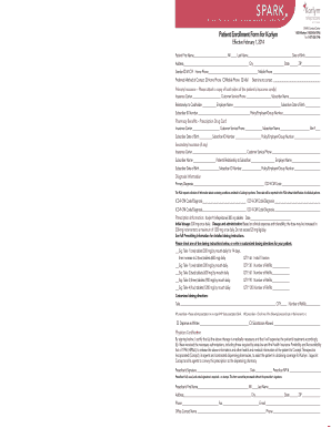 Patient Enrollment Form for Korlym