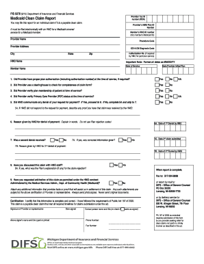 Medicaid Clean Claim Report