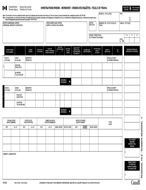 Investigations Division Worksheet