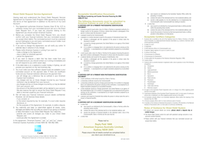 Australian Direct Debit Request Service Agreement