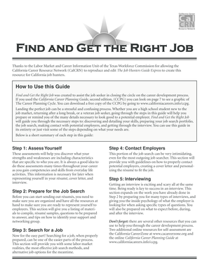 California Job Search Guide