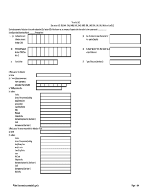 Form 26Q Quarterly Tax Deduction Statement
