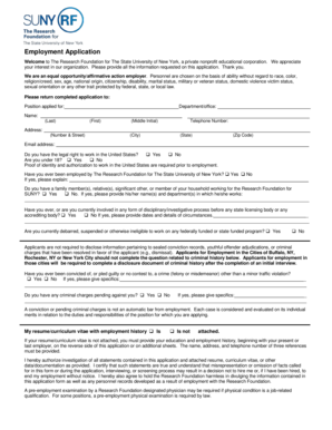 Employment Application Form