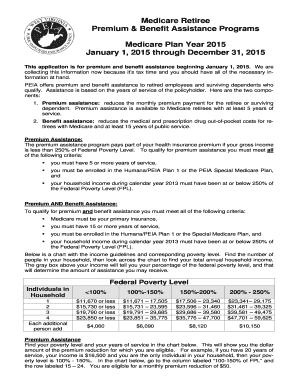 West Virginia Medicare Retiree Premium Assistance Application