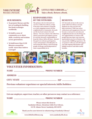 Little Free Library Steward Application Form