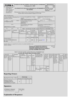 SEC Form 4 Statement of Changes in Beneficial Ownership