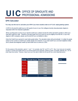 uic gpa calculator