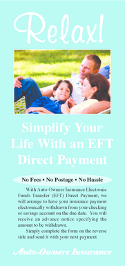 Auto-Owners Insurance EFT Payment Authorization