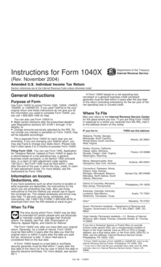 Instructions for Form 1040X