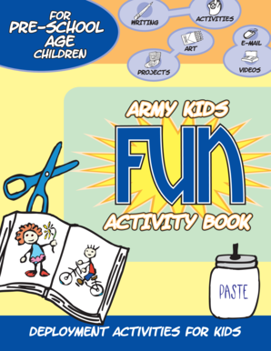 Army Kids Fun Activity Book