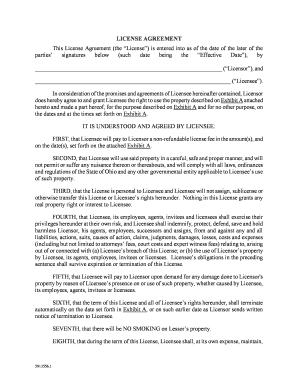 License Agreement Template