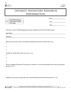 Family types sociology - Interest Inventory Research Information