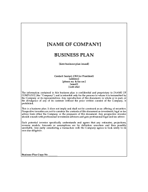 Film Production Business Plan