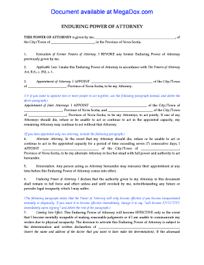 Enduring Power of Attorney