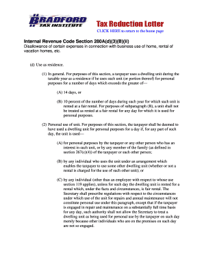 IRS Section 280A(d)(3)(B)(ii) Disallowance of Expenses