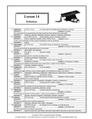 Vocabulary Matching and Sentence Completion Test