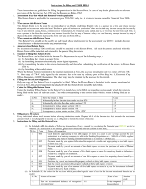 ITR-3 Income Tax Return Form