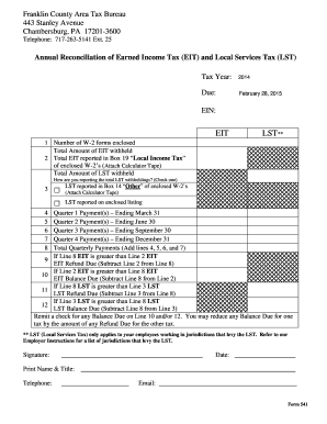 franklin county area tax bureau form 541