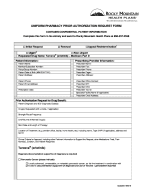 Pharmacy Prior Authorization Request Form