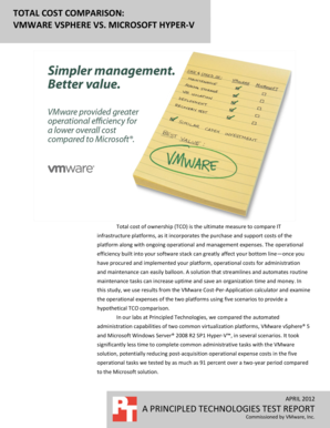 Total Cost of Ownership (TCO) Comparison: VMware vs. Microsoft ...