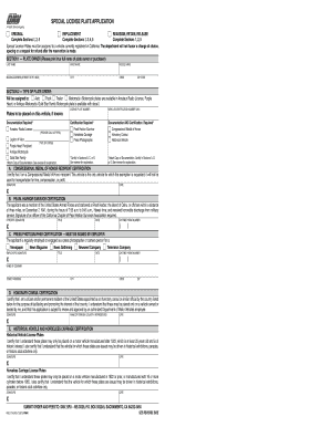 California Special License Plate Application