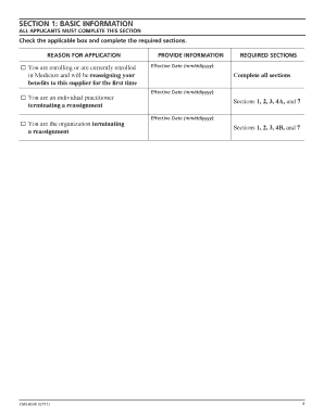 CMS-855R Medicare Reassignment Form