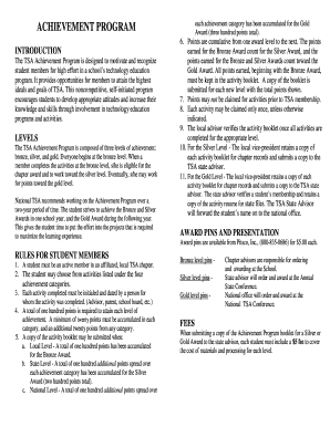 TSA Achievement Program Guide