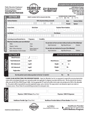 2014 Form AL PEEHIPSCR-HLTHCR PRVDR Fill Online, Printable ...