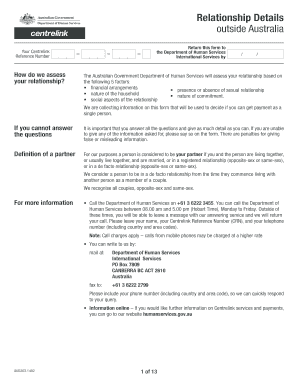 Relationship Assessment Form
