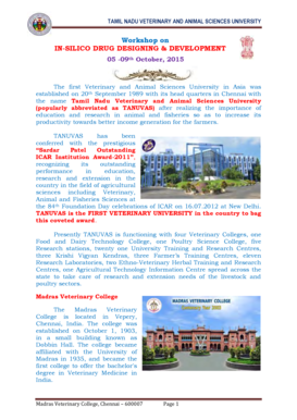 Tamil nadu veterinary and animal sciences university - TANUVAS - tanuvas tn nic