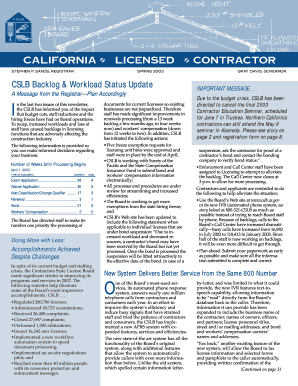 Sample waiver of liability - CSLB Backlog & Workload Status Update - Contractors State ... - cslb ca