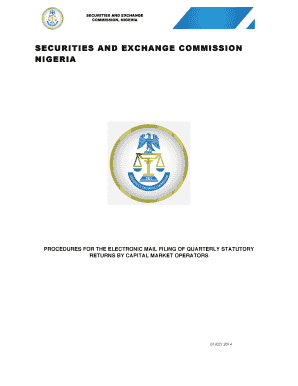 Nigerian Quarterly Statutory Returns Template