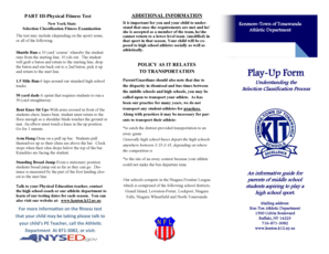 New York State Selection Classification Fitness Examination
