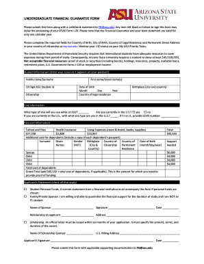 sevis forms from asu