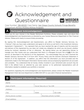 Meeder Retirement Portfolio Plus Enrollment Application