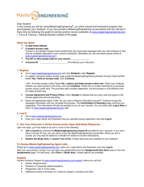 MasteringEngineering Student Registration Guide