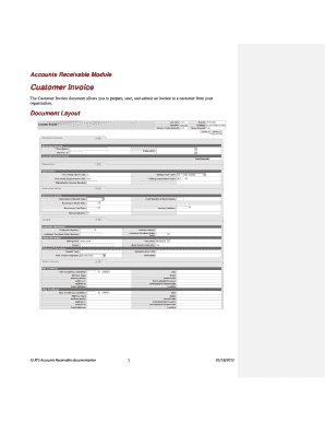 Customer Invoice Template